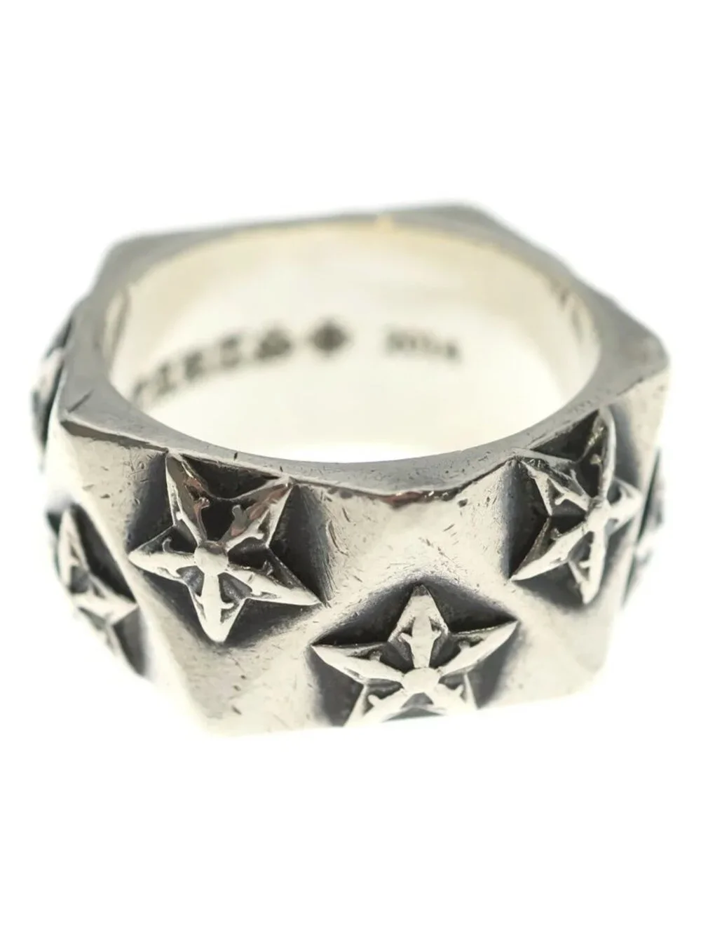 Chrome Hearts Pentagon Star Silver Ring